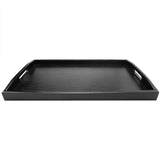 Large Wood Serving tea Water Drinks Tray Wooden Breakfast Tea Serving Tray With Handle #3 - 45-Degree Angle