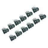 100Pcs Plastic Mini Stalks Flower Garden Tools Stem Clips Grow Upright Orchid