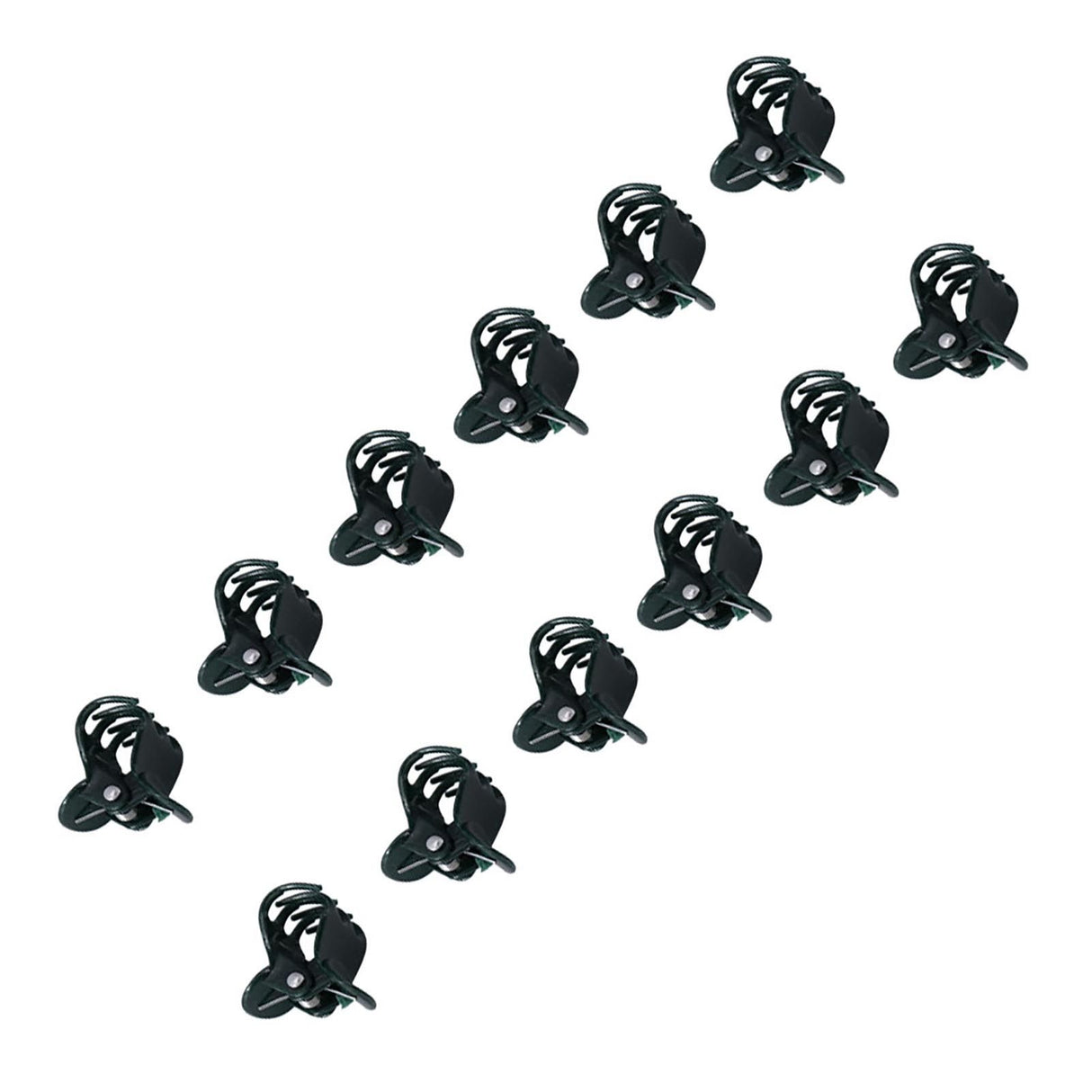 100Pcs Plastic Mini Stalks Flower Garden Tools Stem Clips Grow Upright Orchid