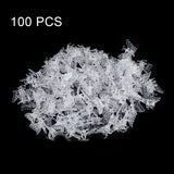 100Pcs Garden Tools Stem Clips Grow Upright Orchid Plastic Mini Stalks Flower