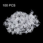 100Pcs Garden Tools Stem Clips Grow Upright Orchid Plastic Mini Stalks Flower