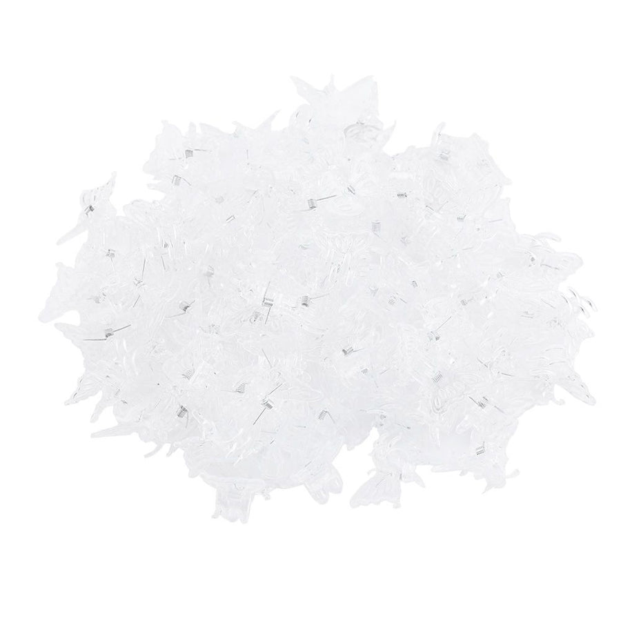 100Pcs Garden Tools Stem Clips Grow Upright Orchid Plastic Mini Stalks Flower