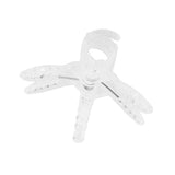 100Pcs Garden Tools Stem Clips Grow Upright Orchid Plastic Mini Stalks Flower Transparent