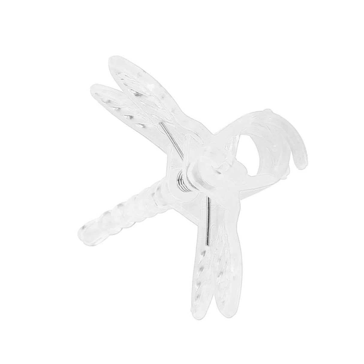 100Pcs Garden Tools Stem Clips Grow Upright Orchid Plastic Mini Stalks Flower Transparent