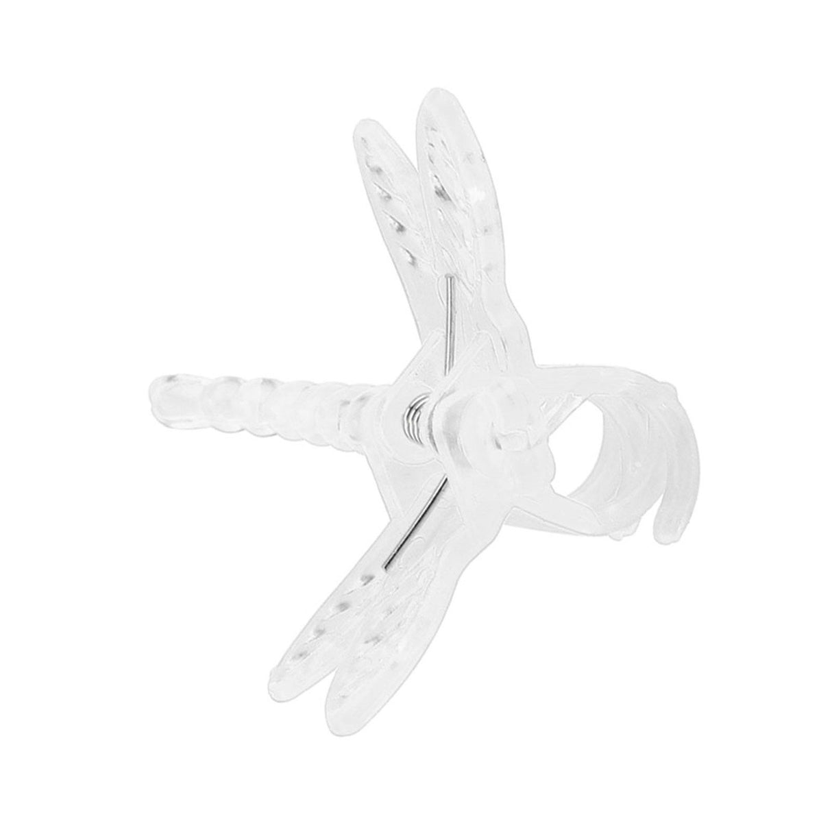 100Pcs Garden Tools Stem Clips Grow Upright Orchid Plastic Mini Stalks Flower Transparent