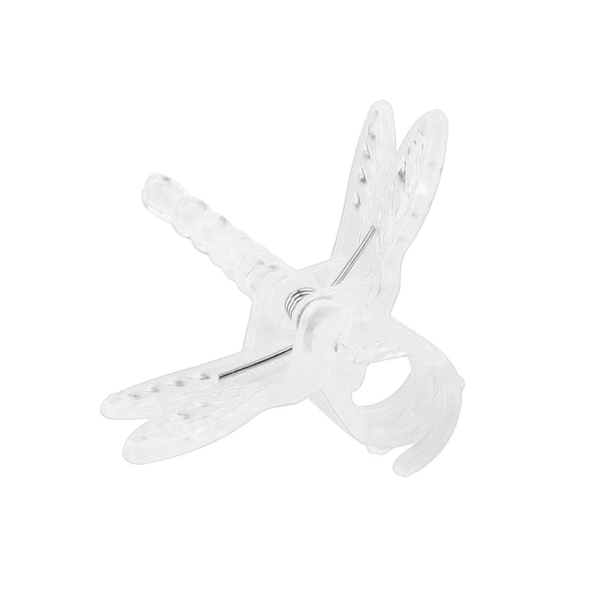 100Pcs Garden Tools Stem Clips Grow Upright Orchid Plastic Mini Stalks Flower Transparent