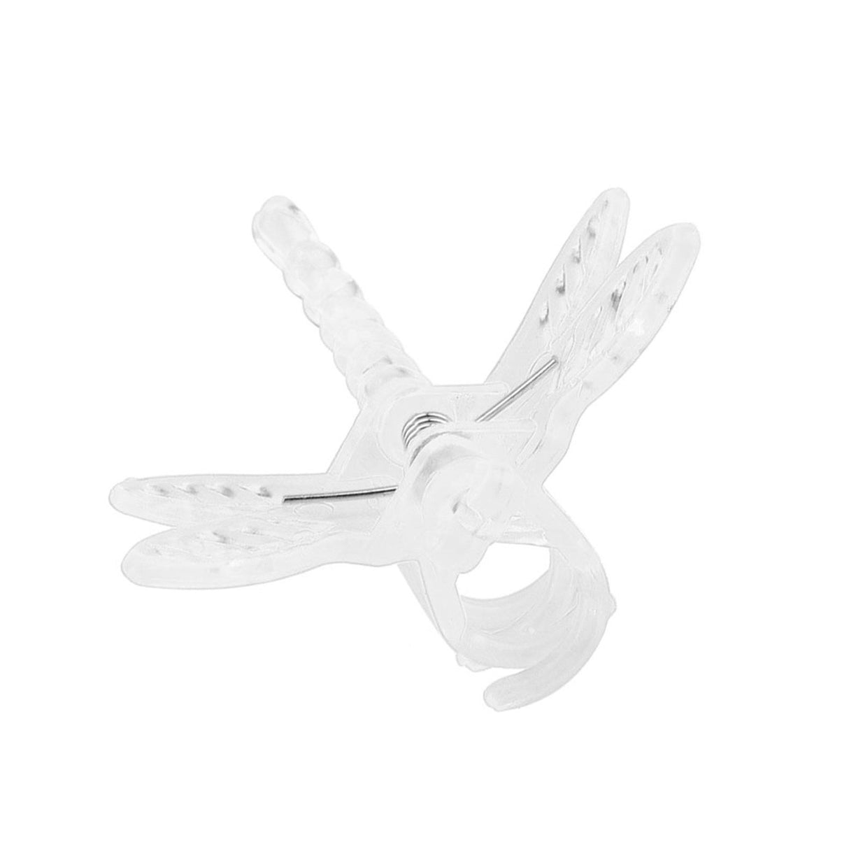 100Pcs Garden Tools Stem Clips Grow Upright Orchid Plastic Mini Stalks Flower Transparent