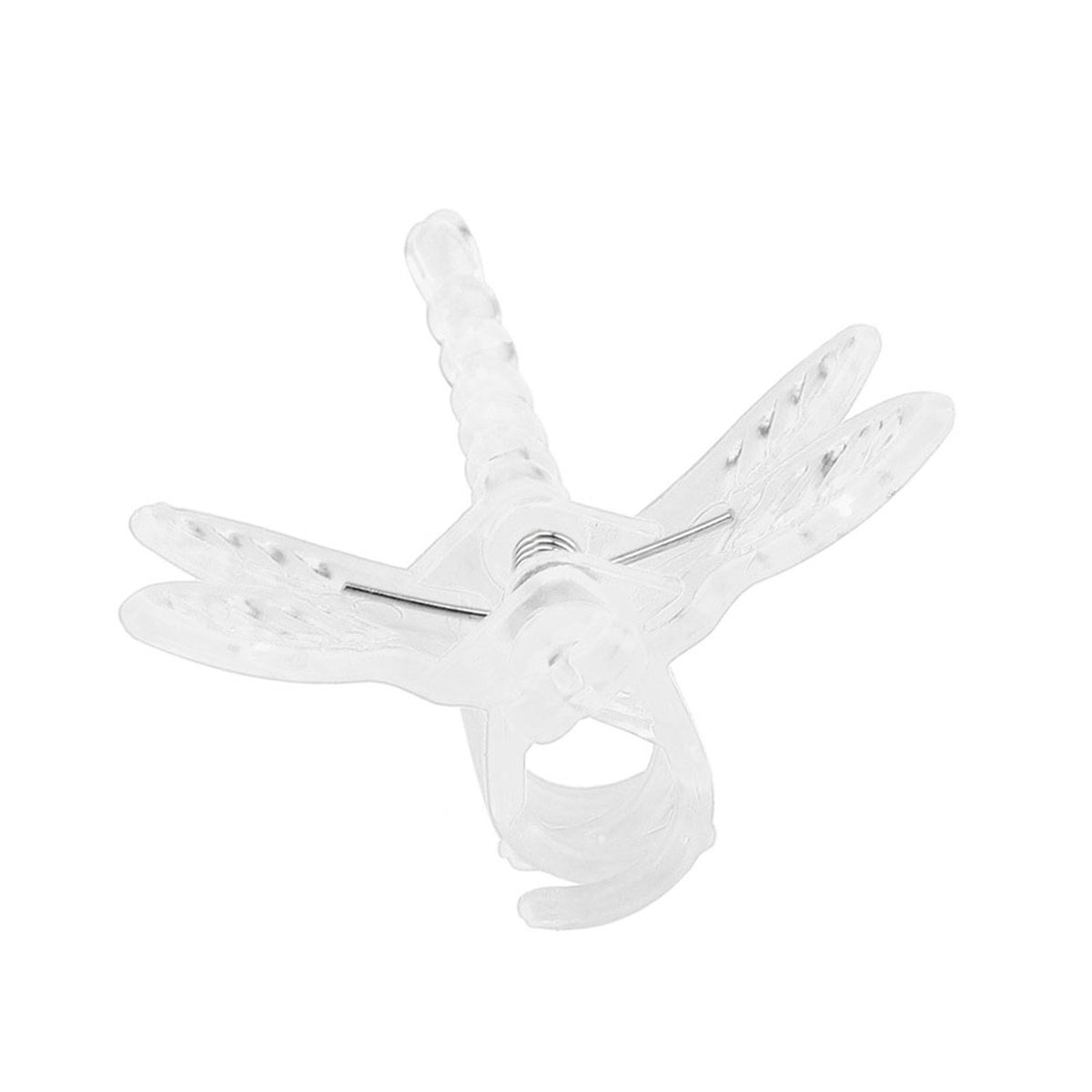 100Pcs Garden Tools Stem Clips Grow Upright Orchid Plastic Mini Stalks Flower Transparent