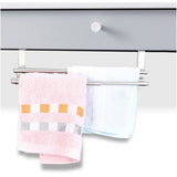 Double Layers Stainless Steel Telescopic Towel Holder Rack Hanger Organizer Bathroom Kitchen
