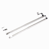 Double Layers Stainless Steel Telescopic Towel Holder Rack Hanger Organizer Bathroom Kitchen