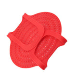 Food Grade Silicone Heat Resistant Turkey Lifter Non Stick Poultry Cooking Mat(Red) - Close-Up Angle