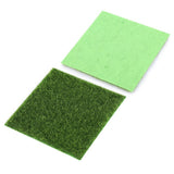 10 PCS Artificial Grass Mat Turf Lawn Garden Micro Landscape Ornament Home Decor - Close-Up Angle
