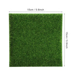 10 PCS Artificial Grass Mat Turf Lawn Garden Micro Landscape Ornament Home Decor