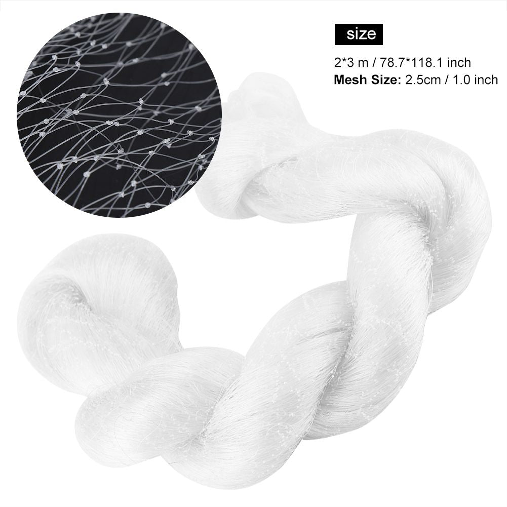 Anti bird Mesh Garden Bird Netting Crops Fruits Vegetables Protection Net (2*3M)
