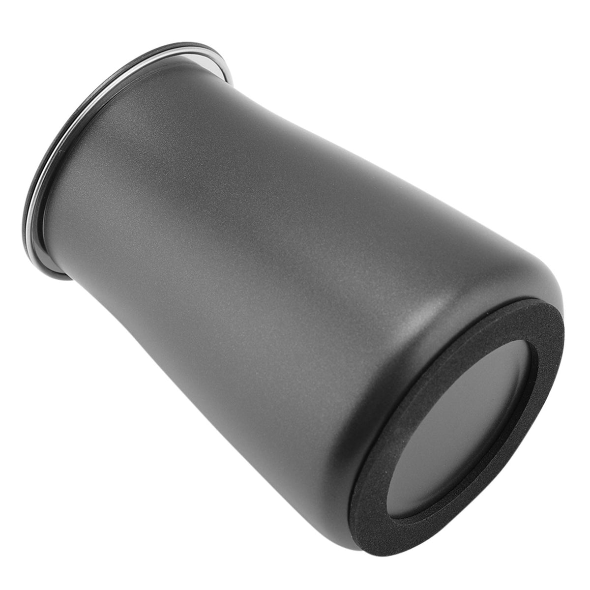 Stainless Steel Coffee Powder Sieve Dustproof Flour Filter Cup Grinder Accessory(Black)