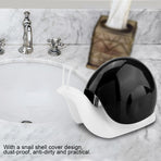 Snail Shape Press Style Soap Liquid Bottle Hand Lotion Dispenser Bathroom Accessories (Black)