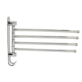 4-swivel Towel Rack Bar Rod Rail Holder Bathroom Kitchen 304 Stainless Steel