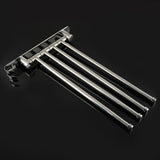 4-swivel Towel Rack Bar Rod Rail Holder Bathroom Kitchen 304 Stainless Steel
