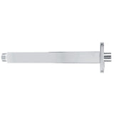Square Stainless Steel Top Shower Arm Pipe Wall Mount for Bathroom Ceiling Shower Head(20 cm) - 45-Degree Angle