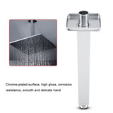 Square Stainless Steel Top Shower Arm Pipe Wall Mount for Bathroom Ceiling Shower Head(25 cm)