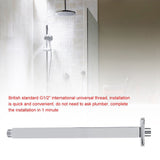 Square Stainless Steel Top Shower Arm Pipe Wall Mount for Bathroom Ceiling Shower Head(30 cm)