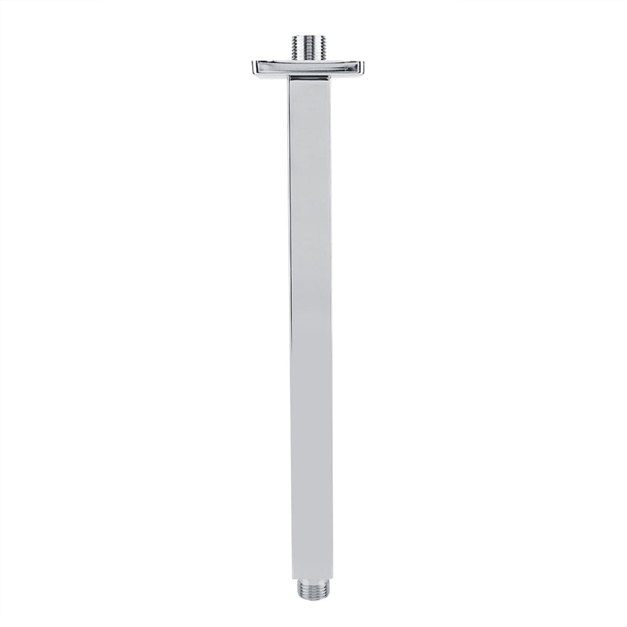 Square Stainless Steel Top Shower Arm Pipe Wall Mount for Bathroom Ceiling Shower Head(30 cm)