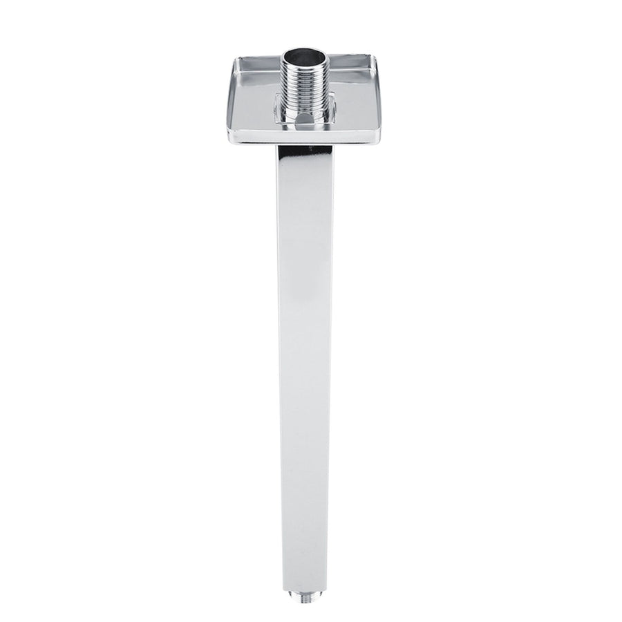 Square Stainless Steel Top Shower Arm Pipe Wall Mount for Bathroom Ceiling Shower Head(30 cm)