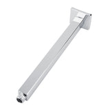 Square Stainless Steel Top Shower Arm Pipe Wall Mount for Bathroom Ceiling Shower Head(30 cm)
