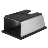 Black Stainless Steel Anti rust Durable Coffee Tamper Base Stand Rack - Front View