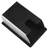 Black Stainless Steel Anti rust Durable Coffee Tamper Base Stand Rack - Top-Down View