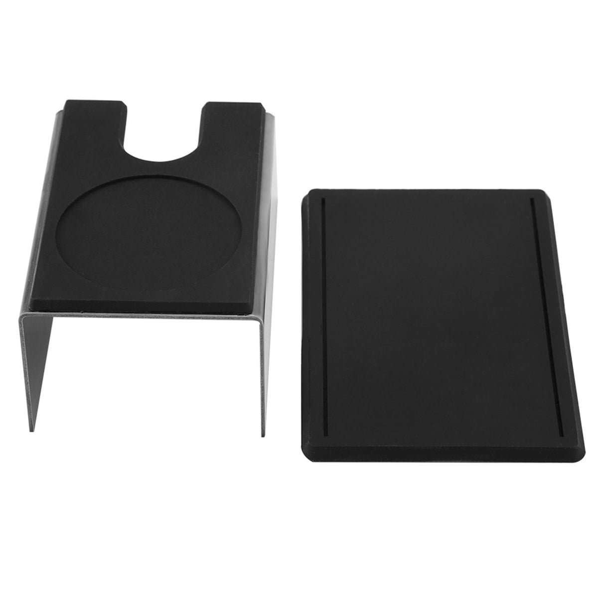Black Stainless Steel Anti rust Durable Coffee Tamper Base Stand Rack