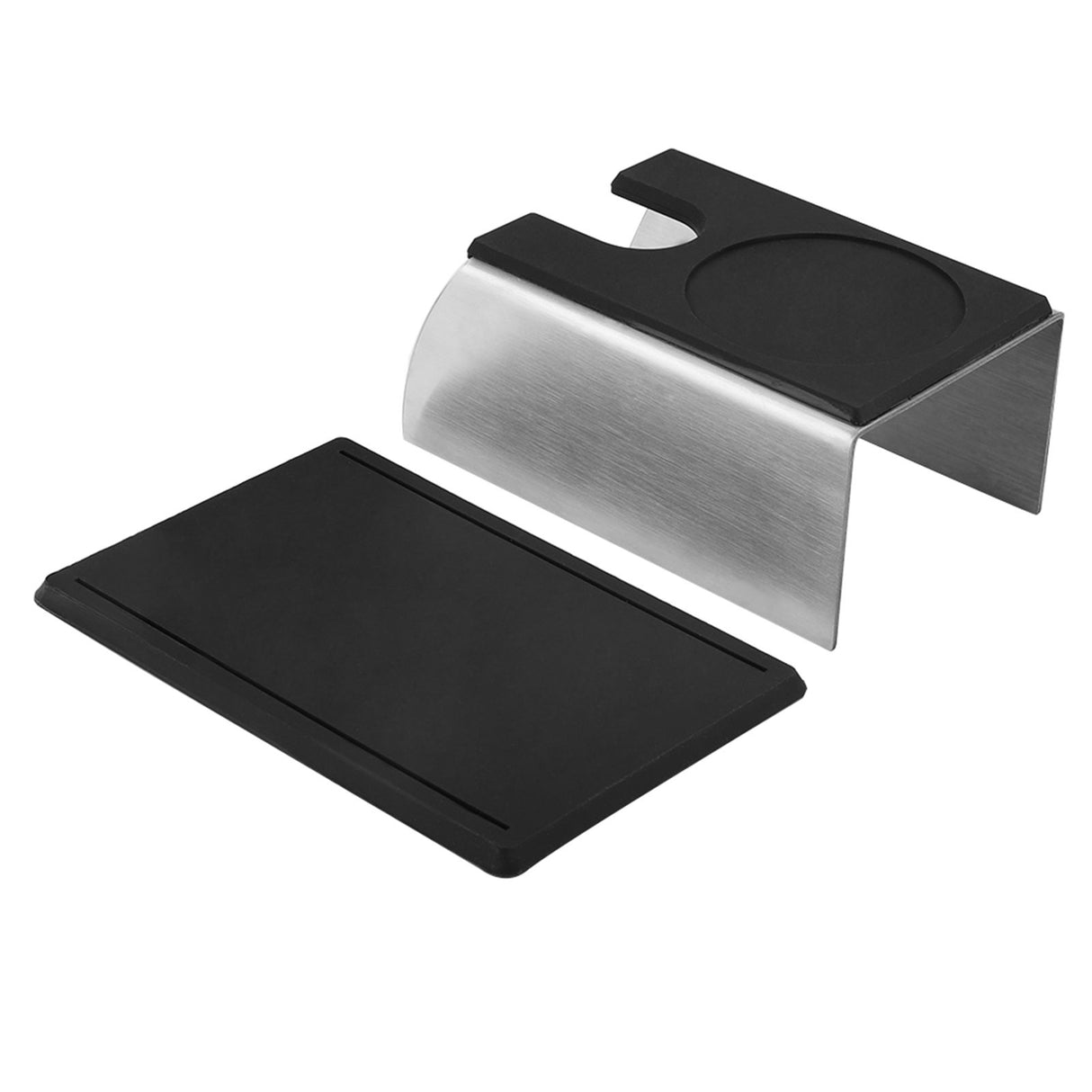 Black Stainless Steel Anti rust Durable Coffee Tamper Base Stand Rack