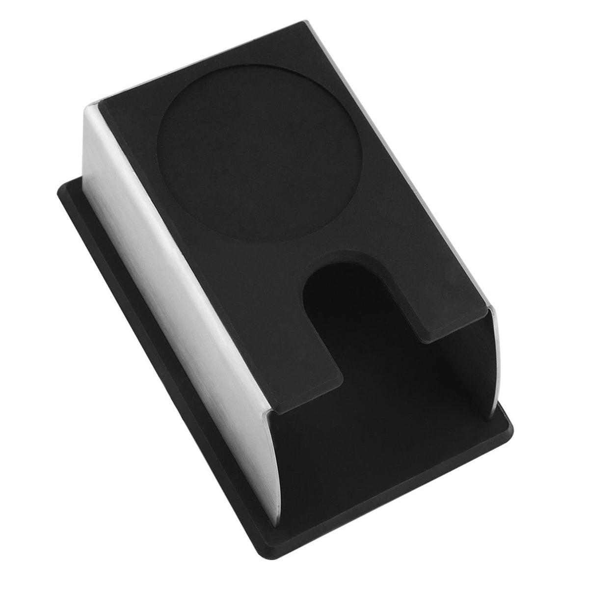 Black Stainless Steel Anti rust Durable Coffee Tamper Base Stand Rack