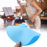 Silicone Steam Pot Lids Pressure Cooker Spill Food Seal Cover for Household Pan Covers - Low Angle