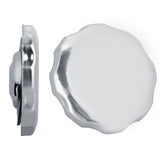 Chrome Fuel Gas Tank Cap for GX160 GX200 GX240 GX270 GX340 GX390 Engines - Rear View