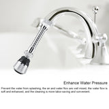 Flexible Faucet Bubbler Turbo Flex Sink Sprayer Jet Water Saving Device Water Economizer - Side View