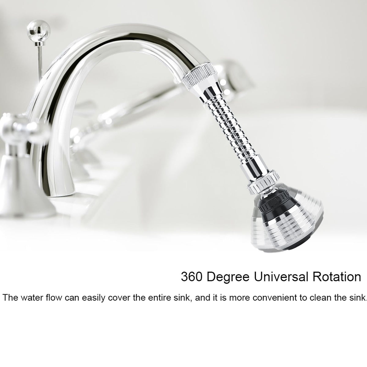 Flexible Faucet Bubbler Turbo Flex Sink Sprayer Jet Water Saving Device Water Economizer
