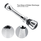 Flexible Faucet Bubbler Turbo Flex Sink Sprayer Jet Water Saving Device Water Economizer - Rear View