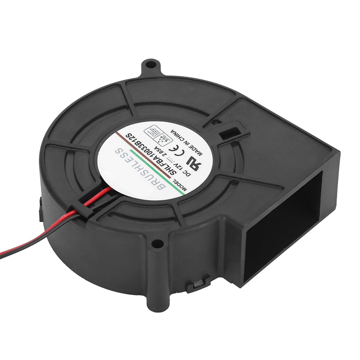 12V 2.85A BBQ Fan Air Blower for Barbecue Picnic Camping Fire Charcoal Starter