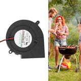 12V 2.85A BBQ Fan Air Blower for Barbecue Picnic Camping Fire Charcoal Starter