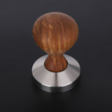 Practical Rosewood Handle Coffee Tamper Espresso Powder Flat Press Hammer (51mm) - Side View