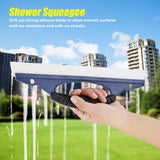 Shower Squeegee Doors Cars Windows Glass Squeegee Silicone Wiper Blade