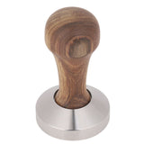 Practical Stainless Steel Coffee Tamper Espresso Powder Flat Press Hammer (51mm) - Top-Down View