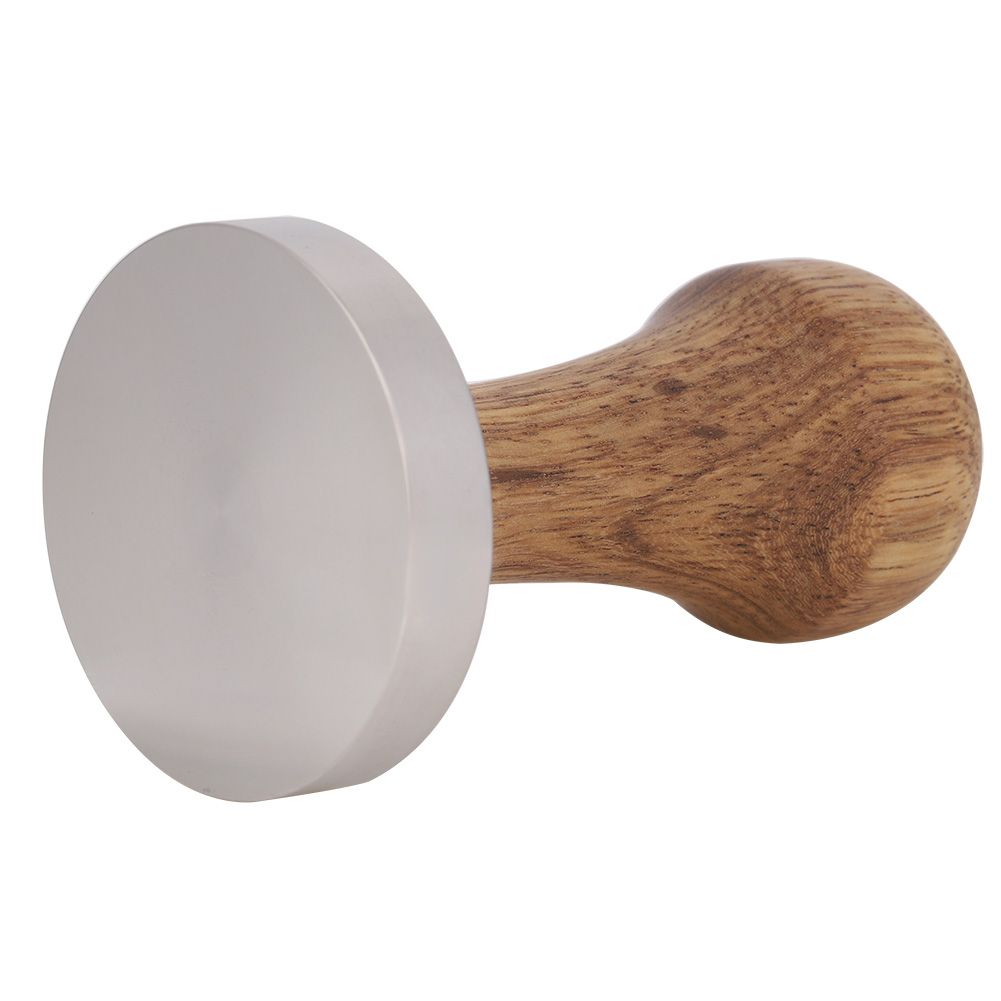 Practical Stainless Steel Coffee Tamper Espresso Powder Flat Press Hammer (53mm)
