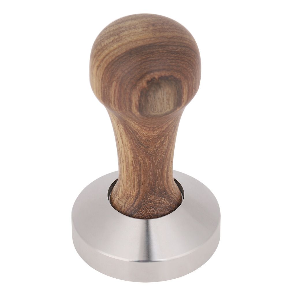 Practical Stainless Steel Coffee Tamper Espresso Powder Flat Press Hammer (53mm)