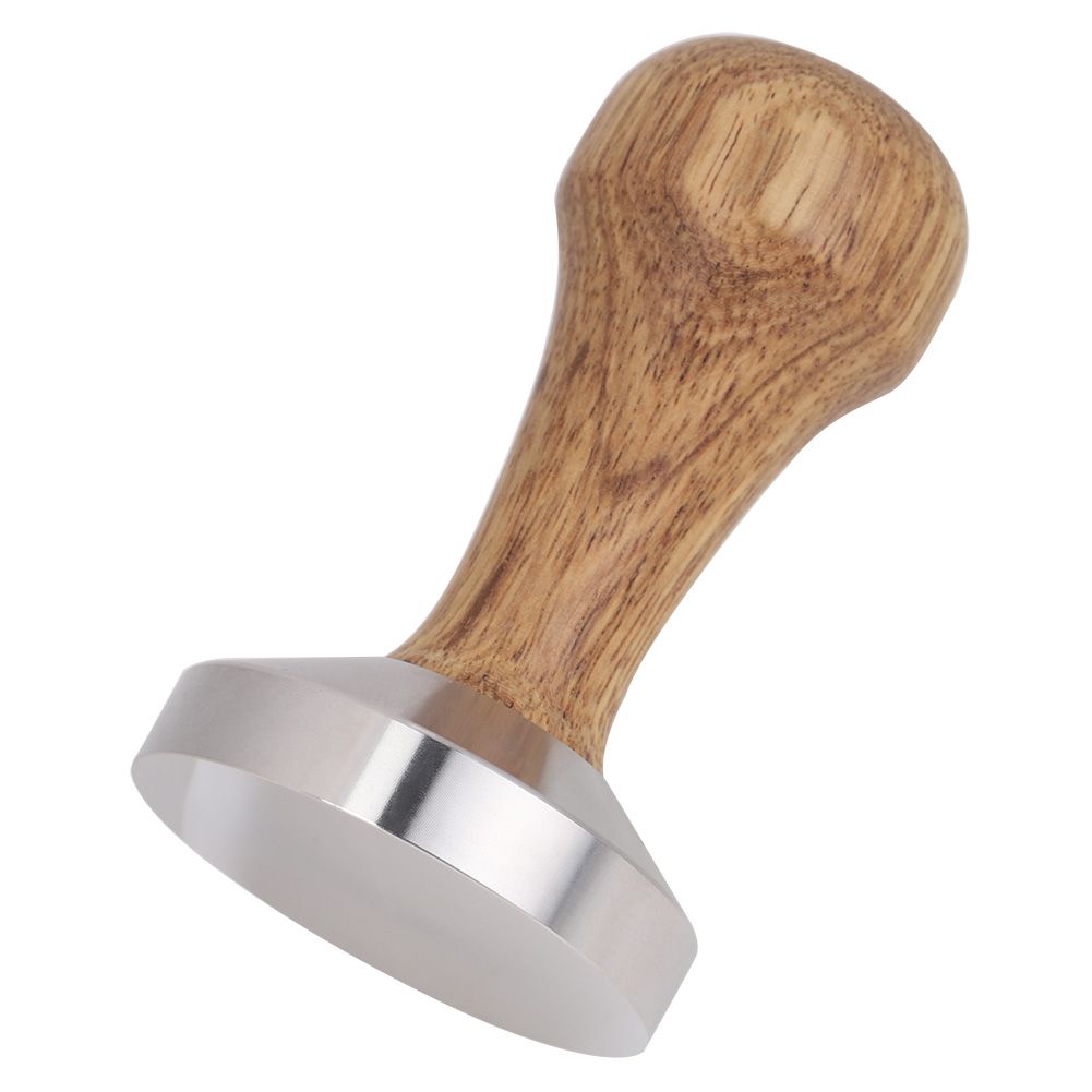 Practical Stainless Steel Coffee Tamper Espresso Powder Flat Press Hammer (53mm)