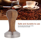 Practical Stainless Steel Coffee Tamper Espresso Powder Flat Press Hammer (53mm)