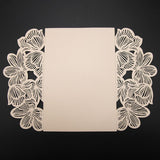 10Pcs European Style Wedding Invitations Cards Carving Birthday Party Invitations Envelopes #10
