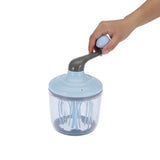 Hand Type Egg Cream Whisk Multifunctional Eggs Beater Practical Kitchen Tool 1100mL - Side View