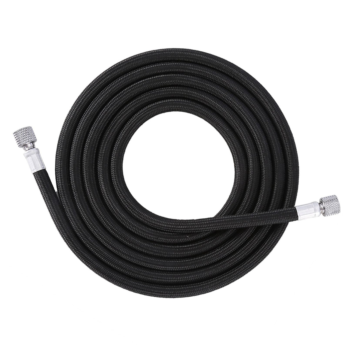 1.8M EVA Braided Airbrush Hose Air Tube 1/8"-1/4" Adaptor Fitting Ends Coupling
